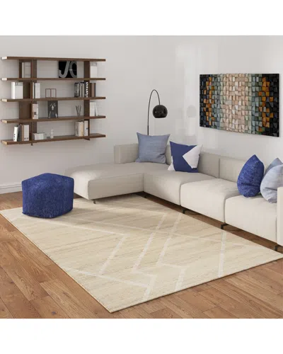 Lr Home Diamond Transitional Abstract Handmade Area Rug In Neutral