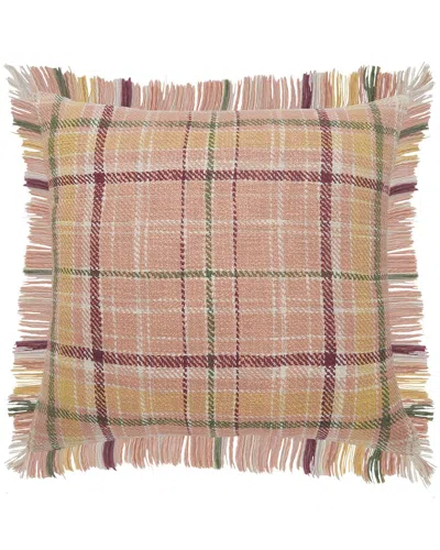 Lr Home Drew Plaid Fringe Throw Pillow In Multi