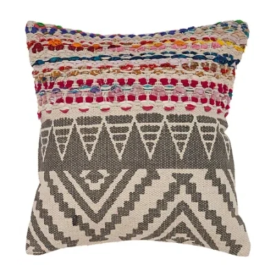 Lr Home Elish Chevron Square Throw Pillow In Multi