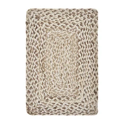 Lr Home Ellie Stripe 4 Pack Placemat In White