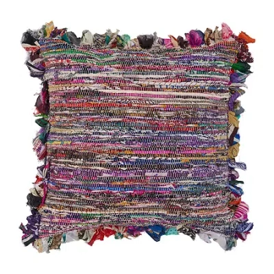 Lr Home Elton Bohemian Square Throw Pillow In Pink