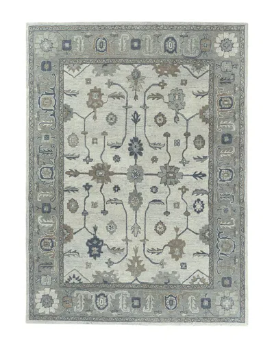 Lr Home Emilia Traditional Floral Oushak Wool Area Rug In Green
