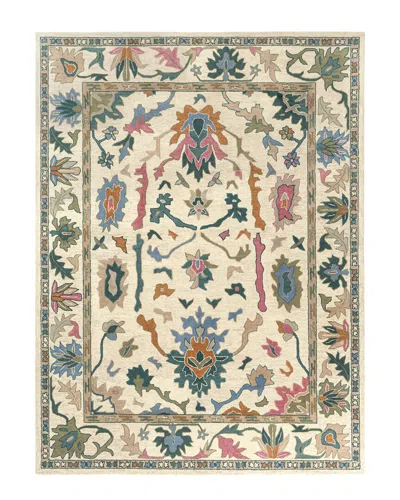 Lr Home Emilia Traditional Floral Oushak Wool Area Rug In Multi