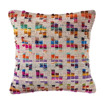 Lr Home Emli Geometric Square Throw Pillow In Multi