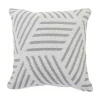 Lr Home Erri Modern Square Throw Pillow In White