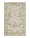 Lr Home Eveline Classic Distressed Floral Wool Area Rug In Brown
