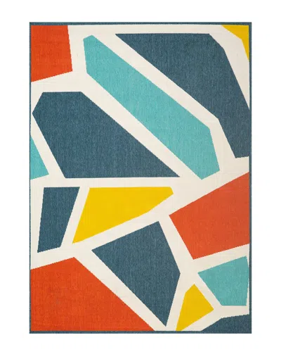 Lr Home Evette Rios Modern Abstract Polypropylene Indoor/outdoor Area Rug In Multi