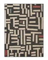 LR HOME LR HOME EVETTE RIOS MODERN GEOMETRIC POLYPROPYLENE INDOOR/OUTDOOR AREA RUG