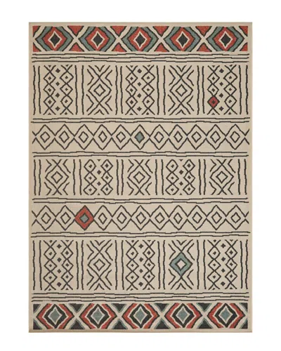 Lr Home Evette Rios Southwestern Diamond Polypropylene Indoor/outdoor Area Rug In Beige