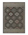 Lr Home Evette Rios Southwestern Tribal Polypropylene Indoor/outdoor Area Rug In Black