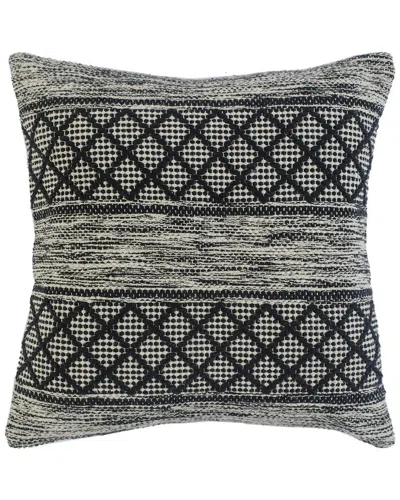 Lr Home Farmhouse Diamond Geometric Throw Pillow In Gray