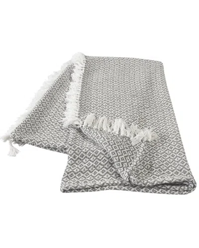 Lr Home Fringe Throw Blanket In Multi