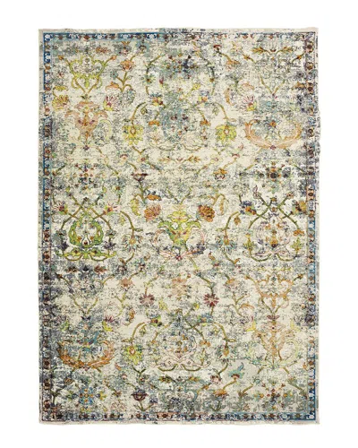 Lr Home Gabriella Floral Garden Rug In Gray