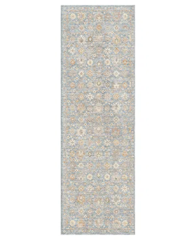 Lr Home Garza Vio-127 2'8" X 8' Runner Area Rug In Blue,multi