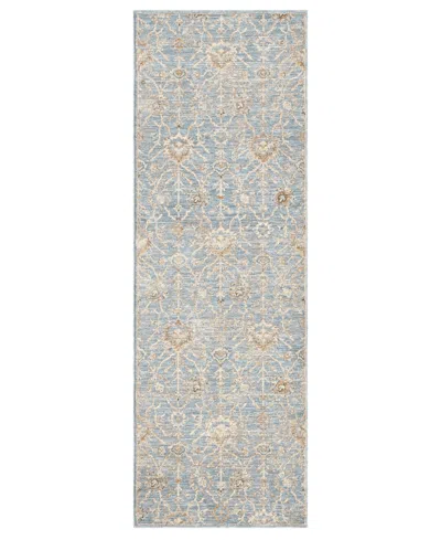 Lr Home Garza Vio-128 2'8" X 8' Runner Area Rug In Blue,multi