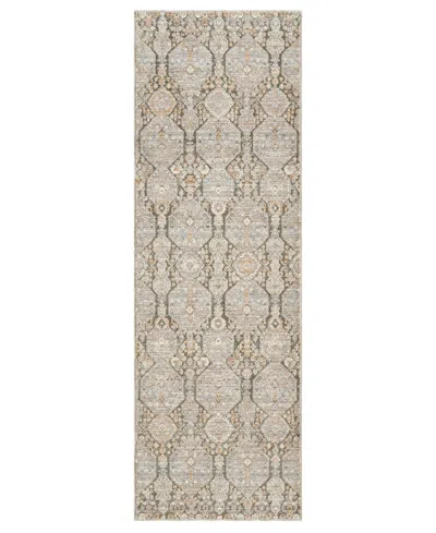 Lr Home Garza Vio-133 2'8" X 8' Runner Area Rug In Beige,multi