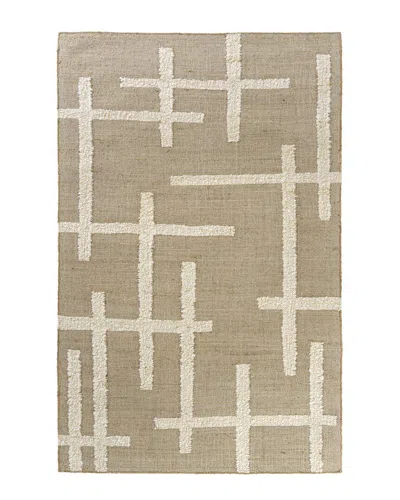 Lr Home Geo Contemporary Abstract Handmade Area Rug In Brown