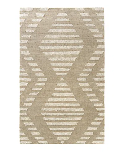 Lr Home Geoblend Geobl-82517 Area Rug, 2' X 3' In Natural/ivory