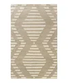 Lr Home Geoblend Geobl-82517 Area Rug, 5' X 7'9 In Natural/ivory