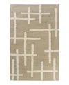 Lr Home Geoblend Geobl-82519 Area Rug, 2' X 3' In Natural/ivory
