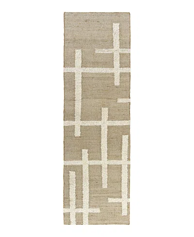 Lr Home Geoblend Geobl-82519 Runner Area Rug, 2'6 X 8' In Brown