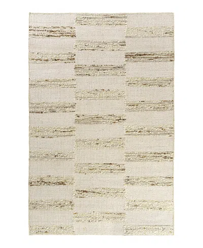 Lr Home Geoblend Geobl-82523 Area Rug, 2' X 3' In White/beige