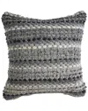 LR HOME LR HOME GRAYSCALE WEAVE THROW PILLOW