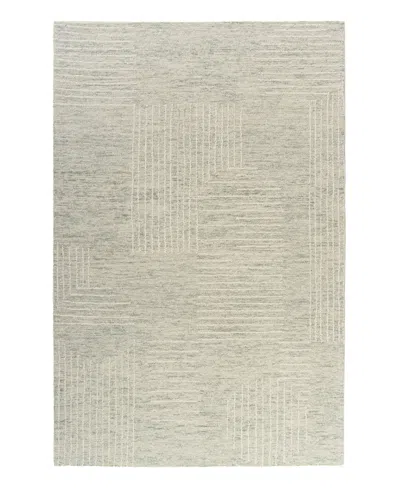 Lr Home Hadley 7'9"x9'9" Area Rug In Teal,ivory