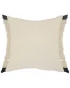 Lr Home Hailey Striped Throw Pillow With Fringe In Green