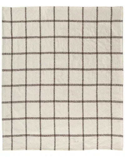 Lr Home Hand-made Throw Blanket 50 X 60 In Neutral