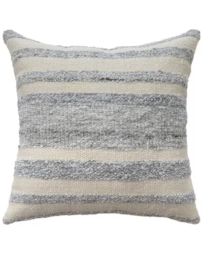 Lr Home Hand-made Throw Pillow 20 X 20 In Gray