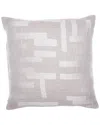 Lr Home Hand-woven Throw Pillow 20 X 20 In Neutral
