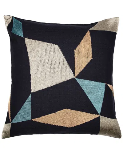 Lr Home Hand-woven Throw Pillow 20 X 20 In Black