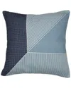 Lr Home Hand-woven Throw Pillow 20 X 20 In Blue