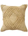 Lr Home Hand-woven Throw Pillow 22 X 22 In Brown