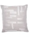 Lr Home Hand-woven Throw Pillow 24 X 24 In Gray