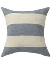 Lr Home Hand-woven Throw Pillow 24 X 24 In Gray
