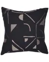 Lr Home Hand-woven Throw Pillow 24 X 24 In Black
