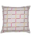 Lr Home Hand-woven Throw Pillow 24 X 24 In Multi
