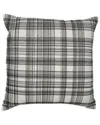Lr Home Hand-woven Throw Pillow 20 X 20 In Gray