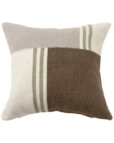 Lr Home Hand-woven Throw Pillow 24 X 24 In Multi