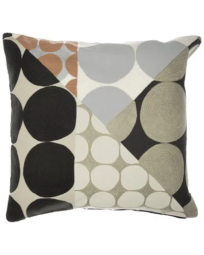 Lr Home Hand-woven Throw Pillow 24 X 24 In Multi