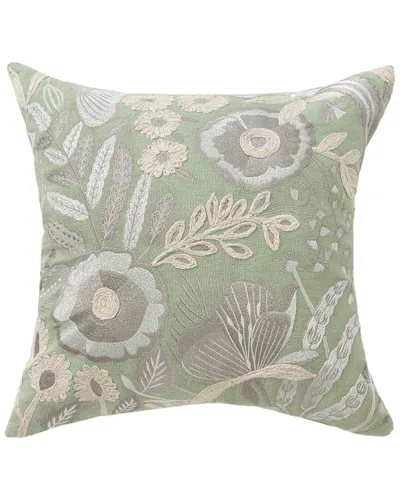 Lr Home Hand-made Throw Pillow 24 X 24 In Green