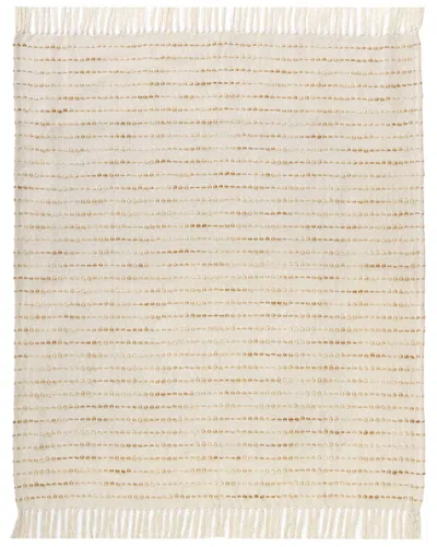Lr Home Hand-woven Throw Blanket 50 X 60 In Burgundy