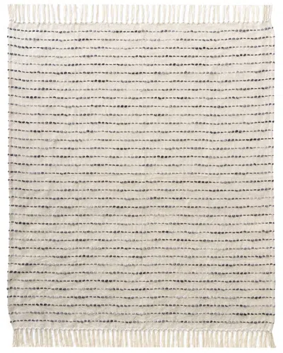 Lr Home Hand-woven Throw Blanket 50 X 60 In Neutral