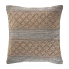 Lr Home Harry Diamond Square Throw Pillow In Brown