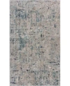 Lr Home Idris Fts81513 110x3 Area Rug In Gray- Blue