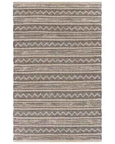 Lr Home Bleached Naturals Bohemian Rug In Black