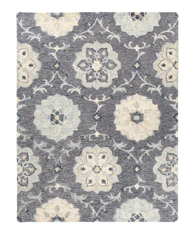 Lr Home Iris Victo-582 7' X 9' Area Rug In Gray