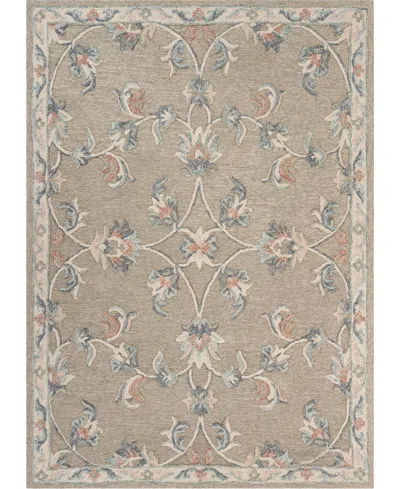 Lr Home Valiant Valnt81585 7' X 9' Area Rug In Silver